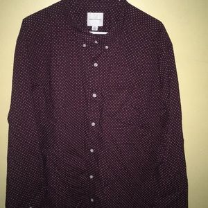Red American Eagle Button Down